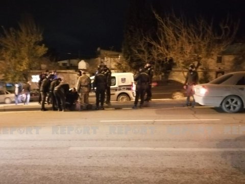 Bakıda piyadanı maşın vurdu - FOTO