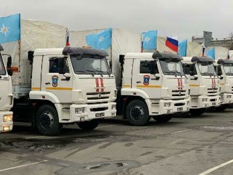 Rusiya Dağlıq Qarabağa daha 7 vaqon yardım GƏTİRDİ 