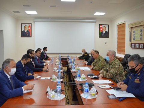 Müdafiə Nazirliyində Əfqanıstan nümayəndə heyəti ilə görüş