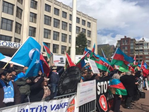 Azərbaycan diasporundan Niderland parlamentinə ETİRAZ
