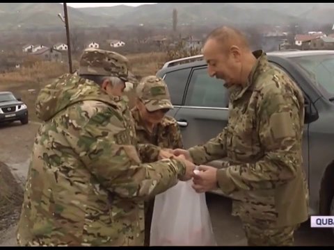 Prezident və xanımı Qubadlıdan Bakıya xurma gətirdi - VİDEO