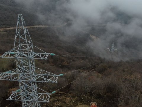 Şuşaya 110 kV-luq yüksəkgərginlikli elektrik xətti çəkilir - VİDEO
