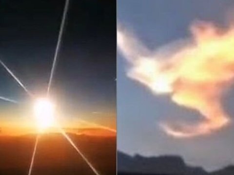 Yerə düşən meteorit şəhəri silkələdi - VİDEO