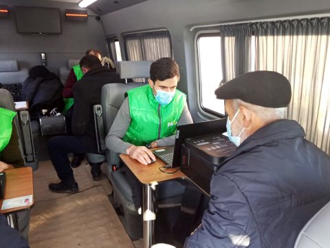 Kürdəmirin kəndlərində fermerlər aqrar xidmətlərdən faydalanır
