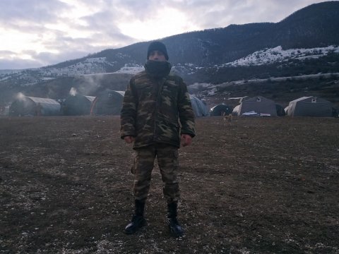 Müharibədən tərxis olunan jurnalistin ilk PAYLAŞIMI