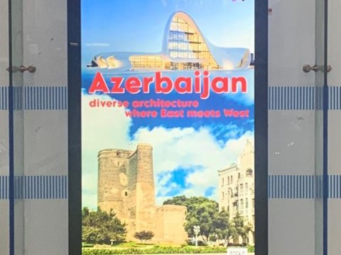 London metrosunda Azərbaycanı vəsf edən layihə həyata keçirilib
