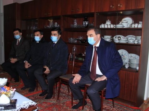 Niyazi Bayramov şəhid ailələrini ziyarət etdi - FOTOLAR
