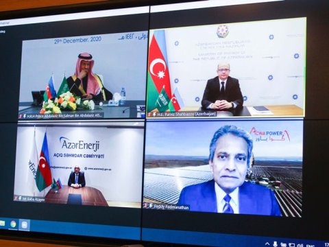 Azərbaycan Səudiyyə Ərəbistanının şirkəti ilə enerji müqaviləsi imzaladı