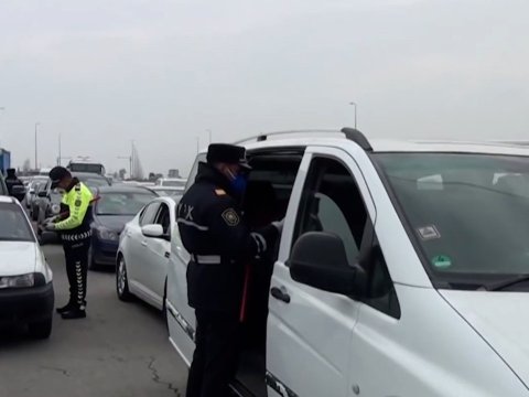 Qubaya kənar yollarla keçmək istəyən sürücülər həbs edildi