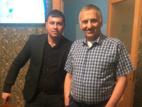 Dilgəm Əsgərov evində - FOTO