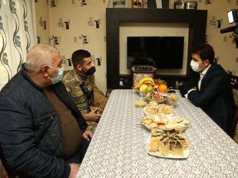 Deputat Vətən müharibəsi qaziləri ilə görüşdü