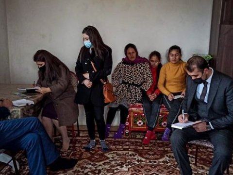 Daha bir qazi ailəsinə yardım edildi