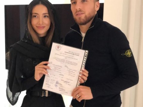 Millimizin futbolçusu evləndi - FOTO