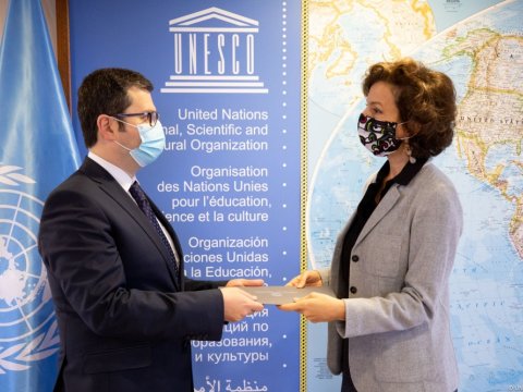 Azərbaycan səfiri etimadnaməsini UNESCO-nun Baş direktoruna təqdim etdi - FOTO