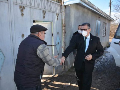 Deputatın şəhid ailələri ilə növbəti görüşü