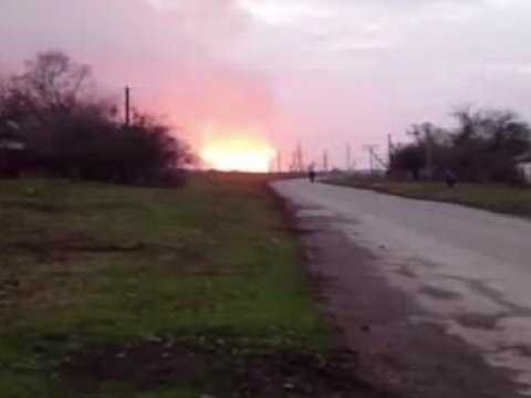 Ukraynada qaz kəməri partladı