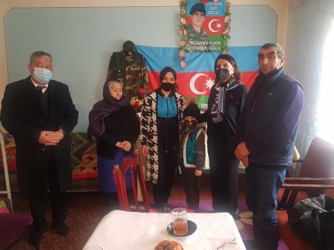 Deputat Zərdab və Ucar şəhidlərinin ailələri ilə görüşüb - FOTOLAR