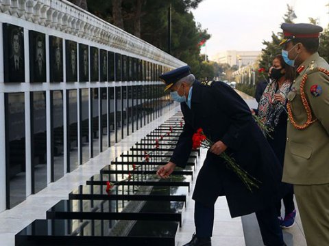 Pakistanın Hərbi Hava Qüvvələri komandanı Bakıda