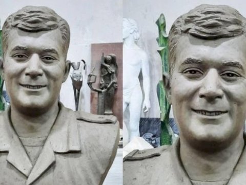 Şəhid Xudayar Yusifzadənin büstü hazırlanıb