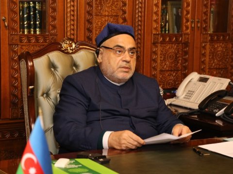 Allahşükür Paşazadə beynəlxalq təşkilatda yeganə müsəlman din xadimi kimi çıxış etdi 