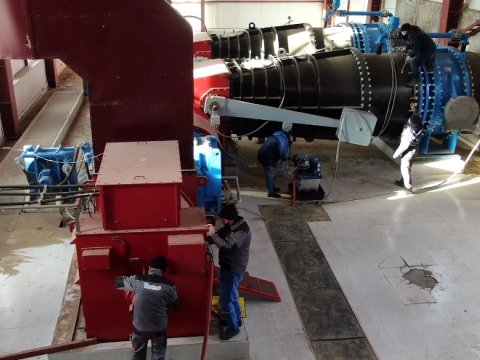 Laçındakı su elektrik stansiyası yenidən qurulur - VİDEO