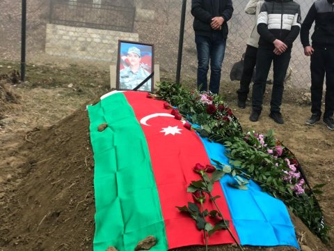 Qusarın igid Afiqi doğma kəndinə şəhid kimi qayıtdı - FOTOLAR