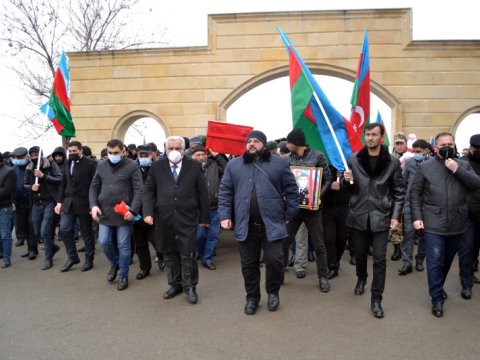 Murovdağda şəhid olan əsgər Daşkəsəndə dəfn olundu