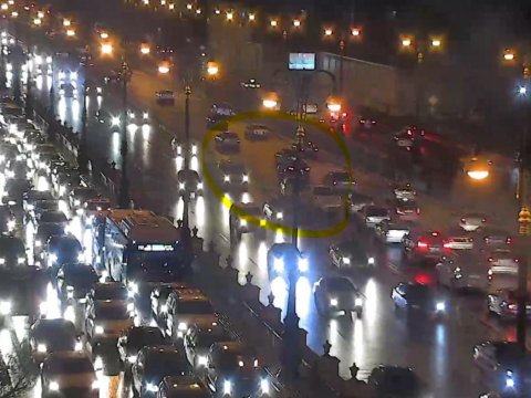 Bakıda qəza tıxaca səbəb oldu 