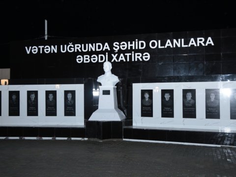 Xaçmazdakı Şəhidlər Xiyabanı əsaslı təmirdən sonra istifadəyə verildi - FOTOLAR