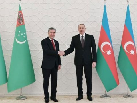 İlham Əliyev: Bu gün biz Türkmənistanla çox mühüm addım atırıq - YENİLƏNİB