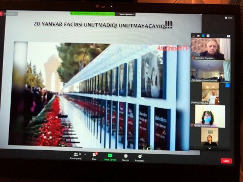 20 Yanvar faciəsi Londonda anıldı