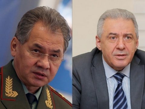 Şoyqu Ermənistanın müdafiə naziri ilə DANIŞDI