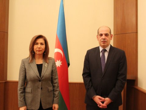 Bahar Muradova İordaniya səfiri ilə görüşdü