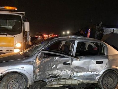 Abşeronda yol qəzası - xəsarət alanlar var - FOTO