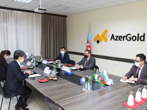 “AzerGold” sədri Yaponiya səfiri ilə görüşdü