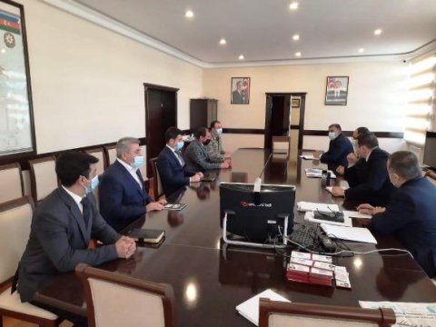 İcra başçısı Vətən müharibəsi iştirakçılarının sosial qayğıları ilə maraqlanıb - FOTO