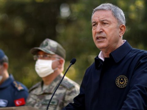 “Qarabağ məsələsində üç ölkə bir ürək olduq” - Hulusi Akar