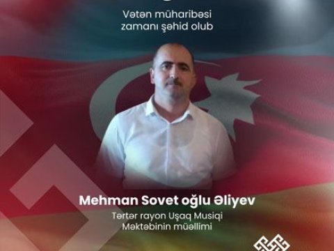 Erməni təcavüzü nəticəsində şəhid olan musiqi müəllimi - FOTO