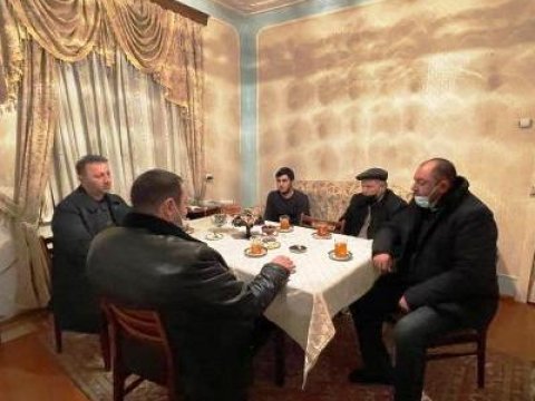 Goranboyda Vətən müharibəsi Şəhidlərinin ailələri və qazilər ziyarət olunub - FOTOLAR