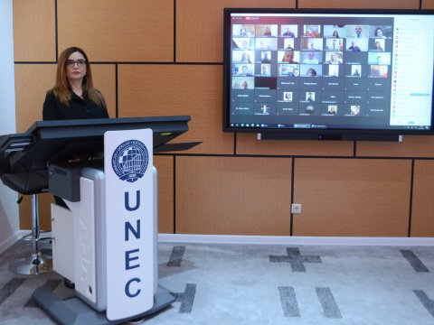 UNEC-də beynəlxalq konfrans keçirilib - FOTOLAR