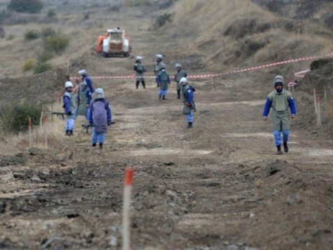 Bu rayonlarda 2200 hektardan çox ərazi minalardan təmizlənib