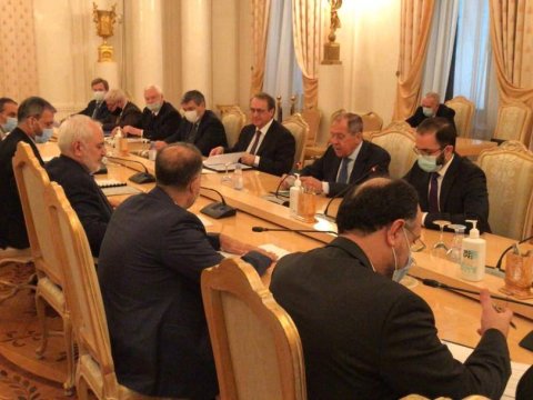 Lavrov-Zərif görüşü başladı – Qarabağ müzakirə olunur