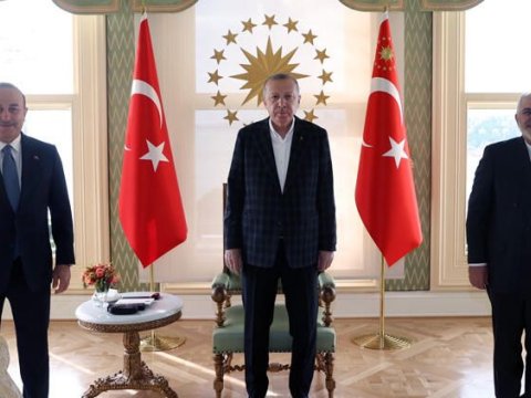 Ərdoğan Cavad Zərifi qəbul edib 