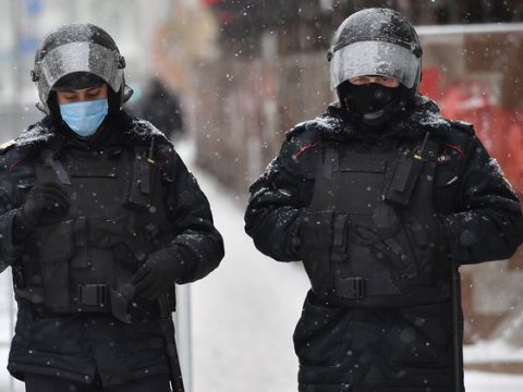 Novosibirskdə 500 nəfər icazəsiz mitinqə çıxdı