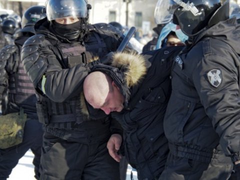Moskvada icazəsiz aksiyada daha 2 nəfər saxlanıldı