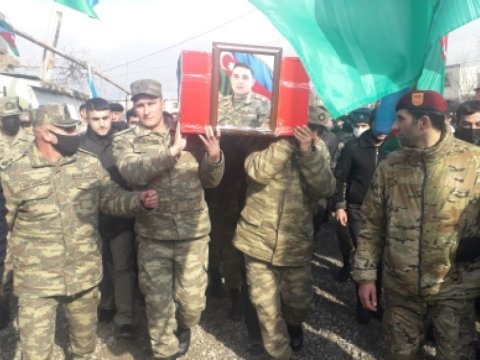 Daha bir şəhidimiz dəfn olundu - FOTO