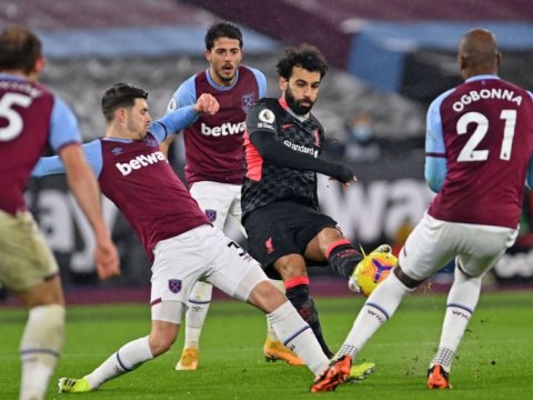“Liverpul” Salahın qolları ilə üçüncü yerə yüksəldi