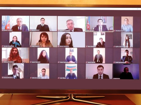 Naftalanda Gənclər Günü münasibəti ilə videokonfrans keçirilib