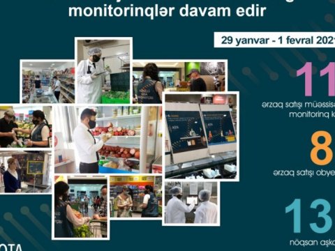 Dövlət agentliyi ərzaq mağazalarında nöqsanlar aşkarladı