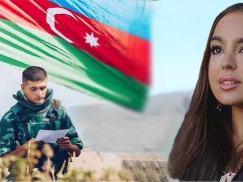 Leyla Əliyeva Azərbaycan əsgəri haqqında